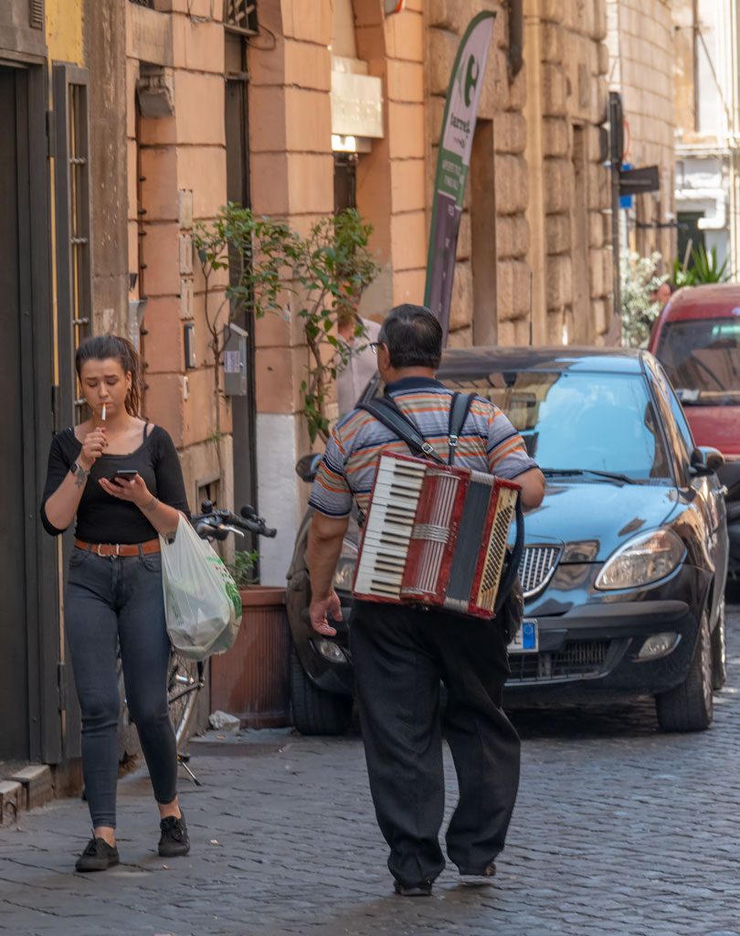 Street Accordion Player