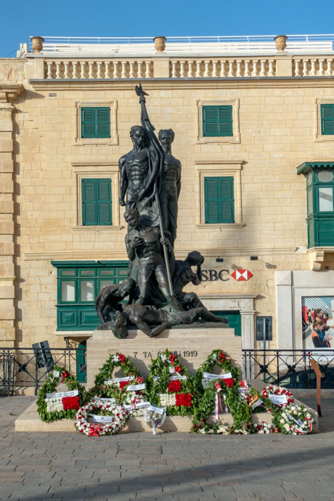 Valletta - June 7 statue