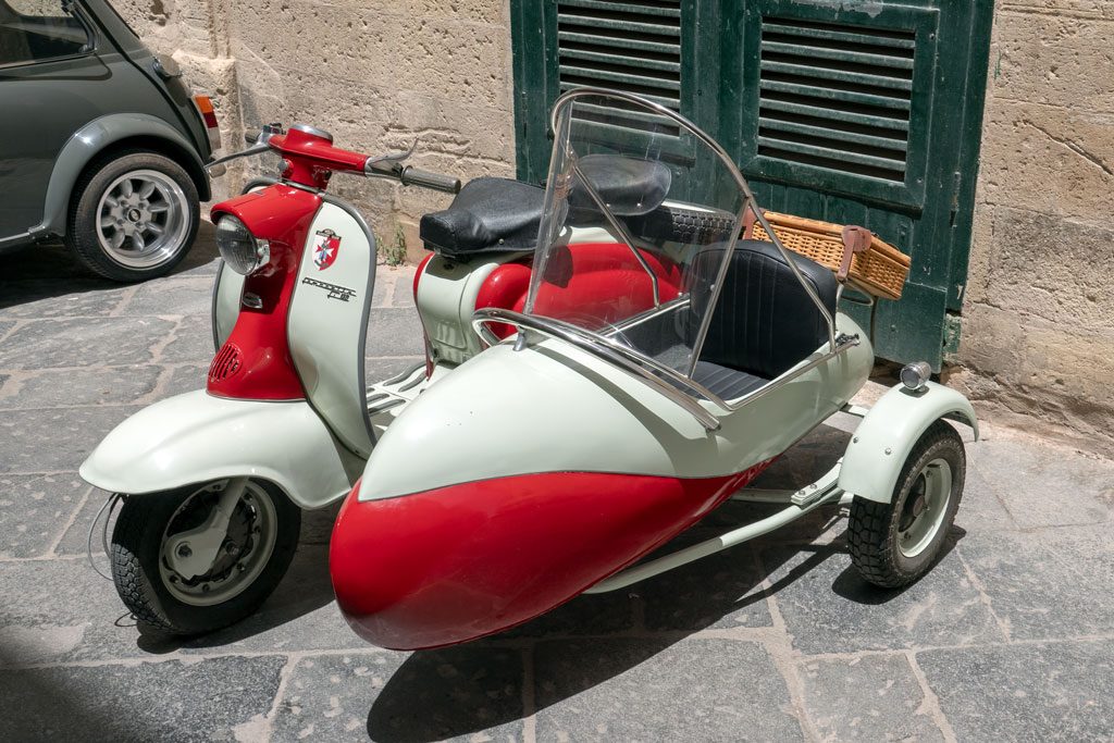 Concourse D'Elegance - Lambretta with sidecar