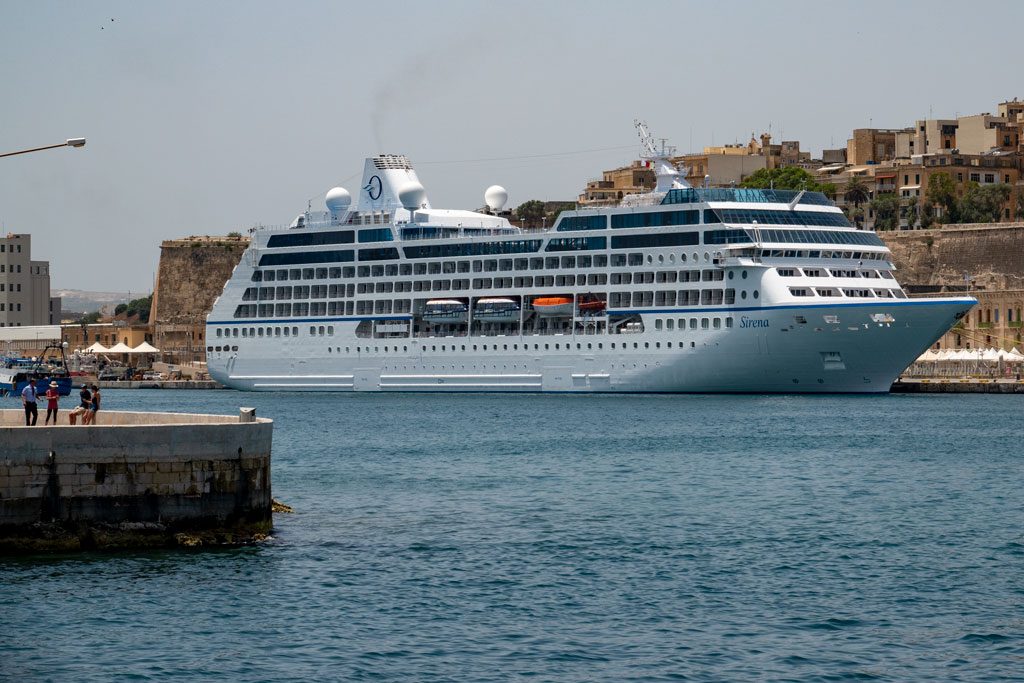 Valletta Harbor- Cruise Ship