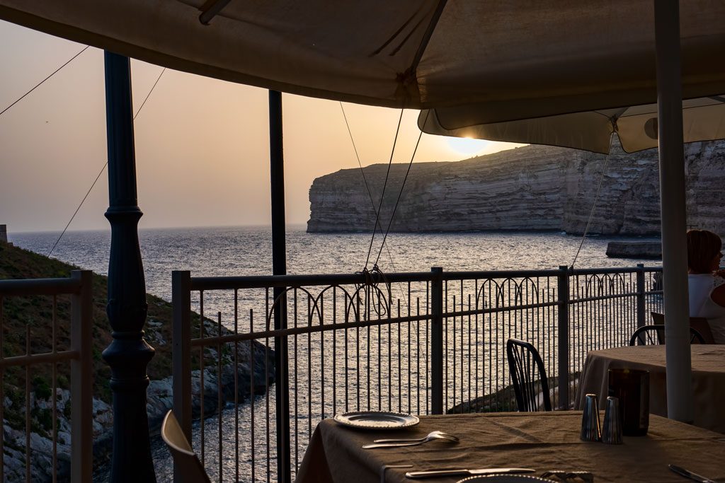 Xlendi-Dinner al fresco